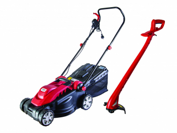 Set masina de tuns iarba 1600W si trimmer 250W Raider RD-LMGT01