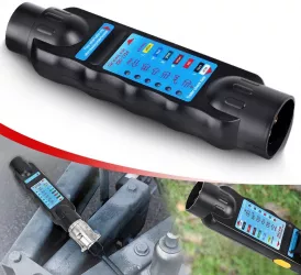 Tester Profesional pentru prize fise si instalatii electrice remorca cu adaptoare 13/7 si 7/13 