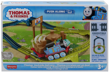 THOMAS SET DE JOACA CU LOCOMOTIVA PUSH ALONG THOMAS SI ACCESORII 
