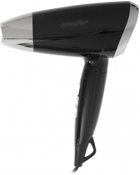Uscator de par pliabil Mesko 1400 W 2 trepte de temperatura Negru 2 viteze 