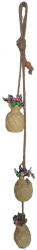 Decor perete cu forma de ananas 55 cm - Crem 