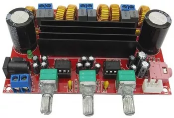 Kit amplificator 2.1 Clasa D putere 2 x 50W + 100W TPA3116D2 