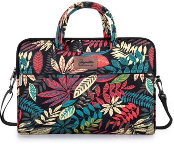 Geanta laptop dama 14 inch 27.5x40.5x3 cm Multicolor Motiv floral Zagatto ZG628 
