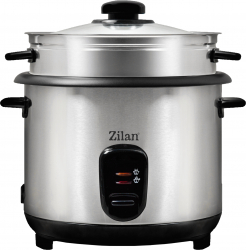 Aparat de gatit Zilan ZLN9570 2 in 1 pentru gatit orez si alimente la abur capacitate 1.5L 500W sistem anti-alunecare 