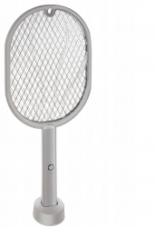 Paleta electrica reincarcabila Zola® anti insecte muste tantari incarcare usb 3000V alb 43 x 18 cm 