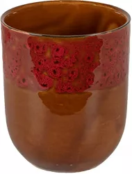 Set 6 cani ceramica maro rosie 7x8 cm 150 ml 