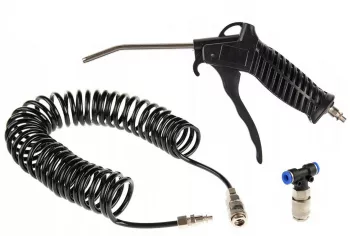 Set de suflat cu pistol furtun spiralat cuplaje 13ATM 