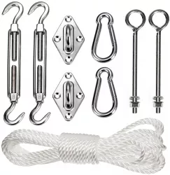 Set montaj Umbrar de Gradina din INOX GB508 9 piese