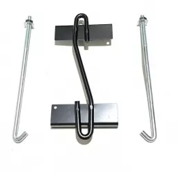 Suport Universal pentru fixare - asigurare baterie auto metalic culoare neagra 