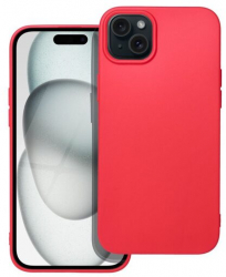 Husa Compatibila cu Apple iPhone 15 iberry Candy Soft Rosu 