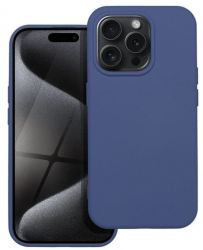 Husa Compatibila cu Apple iPhone 15 Pro Max iberry Candy Soft Albastru Inchis 