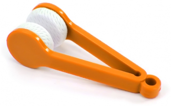 Instrument pentru curatarea ochelarilor Zola® cu microfibra portocaliu 