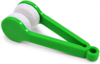 Instrument pentru curatarea ochelarilor Zola® cu microfibra verde 