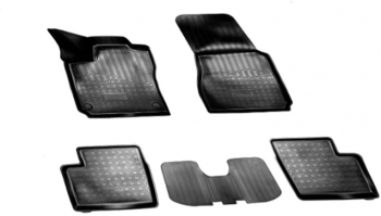 Set 5 covoare cauciuc tavita Smart Forfour W453 2014 