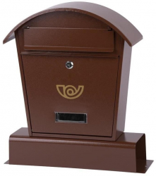 Cutie postala maro 40x14x49 cm Lambert 