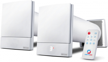 Set ventilatie apartament Ventoxx Harmony cu telecomanda 75cm 
