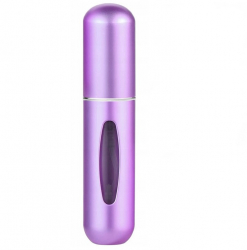 Sticluta reincarcabila de parfum cu atomizor Zola® 8 cm 5 ml mov 