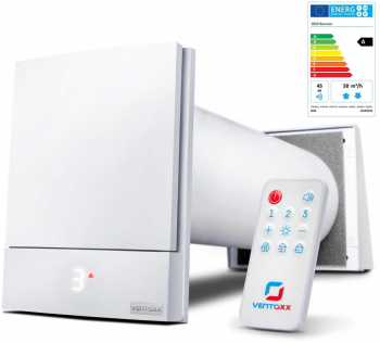 Ventoxx Harmony cu telecomanda recuperator caldura descentralizat 75cm Independent 