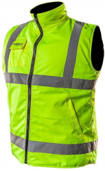 Vesta de lucru cu doua fete reflectorizanta galben/negru nr.XXL/58 Neo Tools 81-520-XXL 