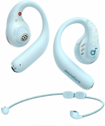 Casti True Wireless Anker SoundCore AeroFit Pro IPX5 Autonomie 46H LDAC Bluetooth 5.3 Albastru 