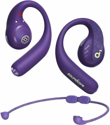 Casti True Wireless Anker SoundCore AeroFit Pro IPX5 Autonomie 46H LDAC Bluetooth 5.3 Violet 