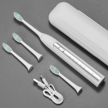 Periuta de dinti profesionala electrica sonica complet automata incarcare USB rapida 2h impermeabila cu ultrasunete 60.000 vibratii pe 