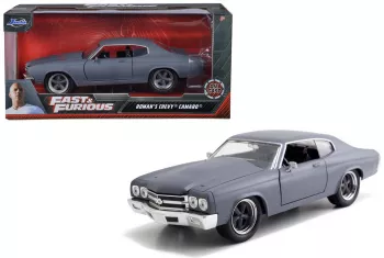 MASINUTA METALICA FAST AND FURIOUS ROMANS CHEVY CAMARO SCARA 1 24 