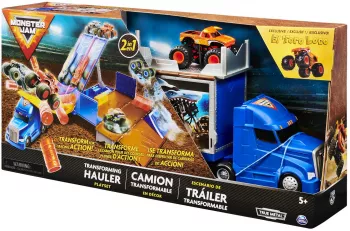 MONSTER JAM SET DE JOACA CAMIONUL CONVERTIBIL IN ARENA 