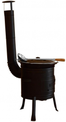 Soba pentru ceaun/tuci cu burlan polonic ceaun de 14 L 36x42 cm Perfect Home 
