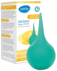 Pompa piriforma Sanity Stop nr.7 nas si urechi pentru copii 6 - 12 luni Verde 
