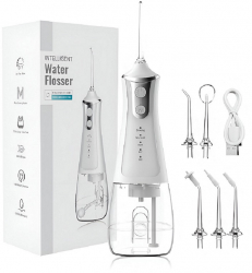 Irigator oral profesional tip dus bucal portabil ACFAPRO&trade 4 trepte de presiune pana la 1800 pulsatii pe minut 140 Psi acumulator p 