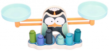 Joc educativ invata sa cantaresti cu pinguinul Zola® lemn si plastic 33.5x12 cm multicolor 