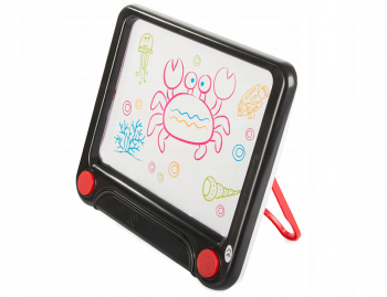 Plansa magica pentru desenat 3D Zola® creativa cu lumini LED 100 lavabila 9 planse cu 18 modele diferite 3 carioci -6 capete 24 