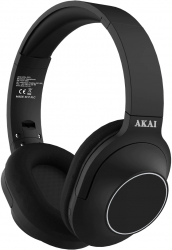 Casti audio over ear AKAI BTH-P23 Bluetooth 5.0 7 ore autonomie Negru 