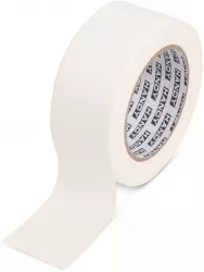Banda de mascare - cu adeziv pe baza de apa - 50 m x 48 mm - alb 