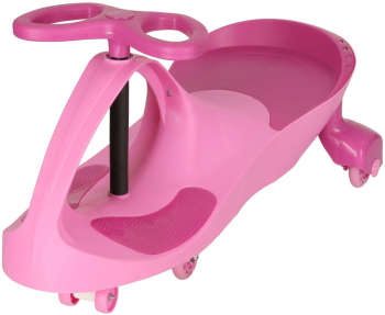 Bicicleta pentru copii Zola® TwistCar roti din cauciuc cu LED-uri greutate maxima 50 kg roz 