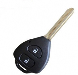 Carcasa Cheie Auto Telecomanda pentru Toyota cu 2 Butoane fara Electronica Culoare Negru 