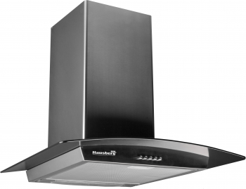 Hota incorporabila decorativa Hausberg HB 1265+CADOU SET burlan+tub. Putere de absorbtie 650 m3/h 1 motor 60 cm Inox/Sticla