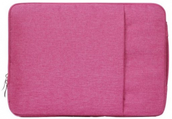 Husa pentru depozitarea leptopului Zola® 38x28 cm roz cu fermoar negru 