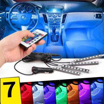 Lumini UnderCar LED - RGB pentru interior sau exterior cu telecomanda - 22cm 