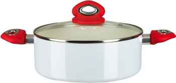 Oala ceramica Hausberg HB-H714A 4l Alb 