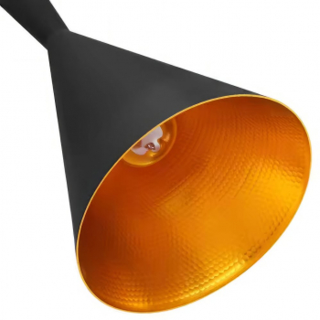 Lustra bucatarie LuminiLux Negru 18.5 cm Metal E27