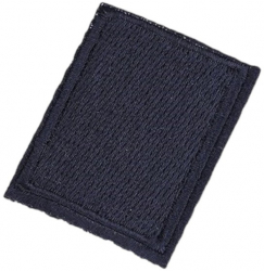 Petic textil termoadeziv Crisalida 3 x 4 cm Bleumarin 