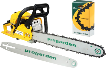 Set Motofierastrau ProGARDEN MF3545P 450mm 3.4CP benzina 2t 55cmc + Cadou lama si lant de 450mm x 0.325"