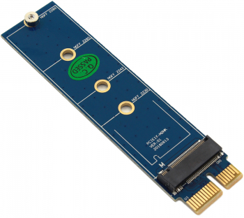 Adaptor M.2 NVMe pentru PCI-e x1 Zola® unitati M2 acceptate 2230 2242 2260 2280 albastru inchis 