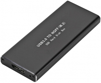 Adaptor pentru SSD cu conector M.2 Zola® indicator LED cablu USB 3.0 inclus negru