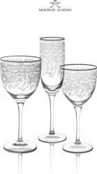 Bourgogne pahar sampanie placat cu platina 