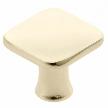 Buton pentru mobila Piazza finisaj auriu lucios GT 30x30 mm 