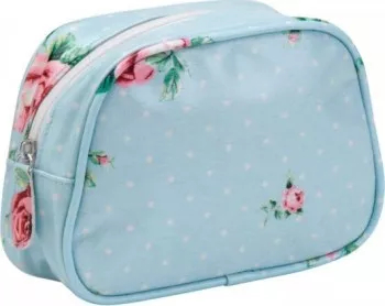 Gentuta pentru farduri sau bijuterii Polka Blue 
