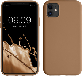 Husa Kwmobile pentru Apple iPhone 11 Maro Silicon 50791.246 